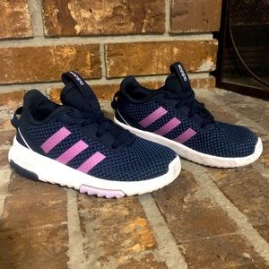 Navy Toddler Adidas Racer Sneakers